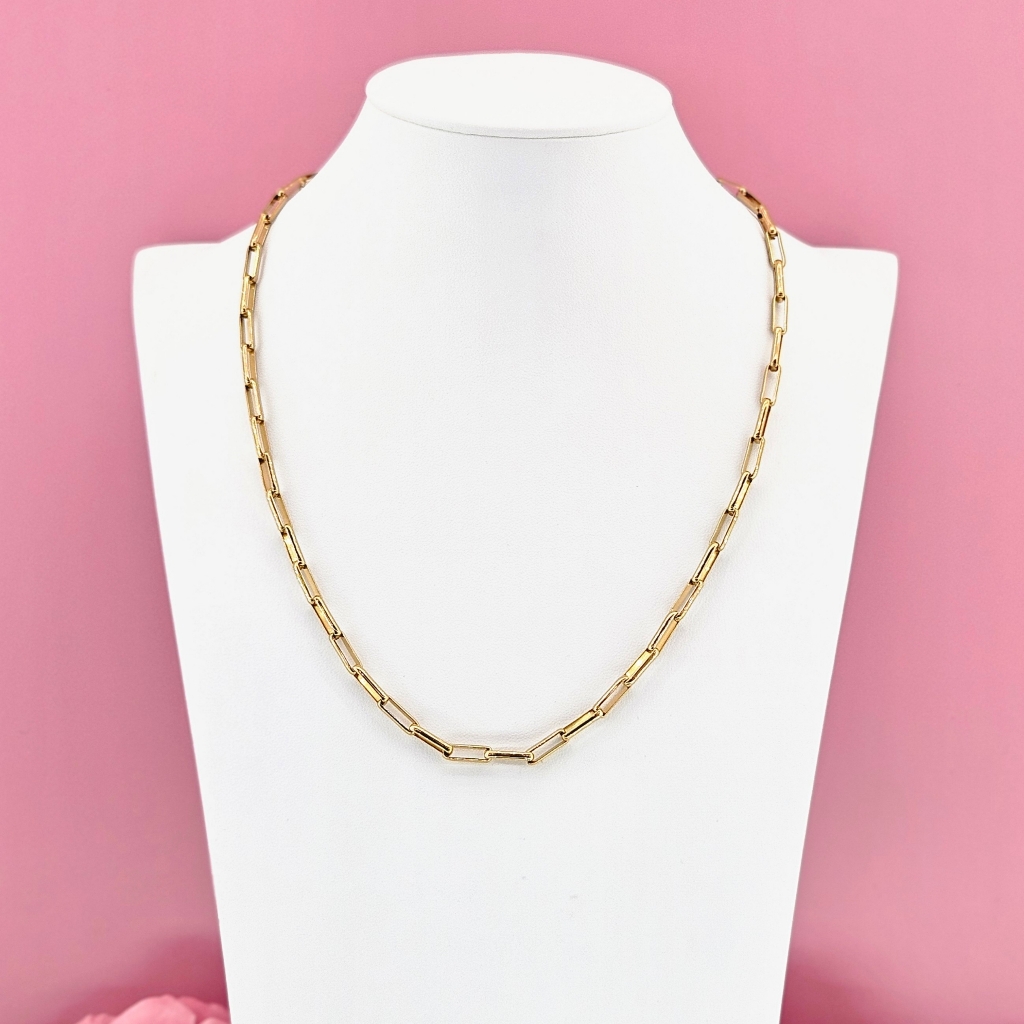 Savvy Cie Jewels Necklace 18k Gold Plated Chain Boho Vacation Minimalist Classic 44$